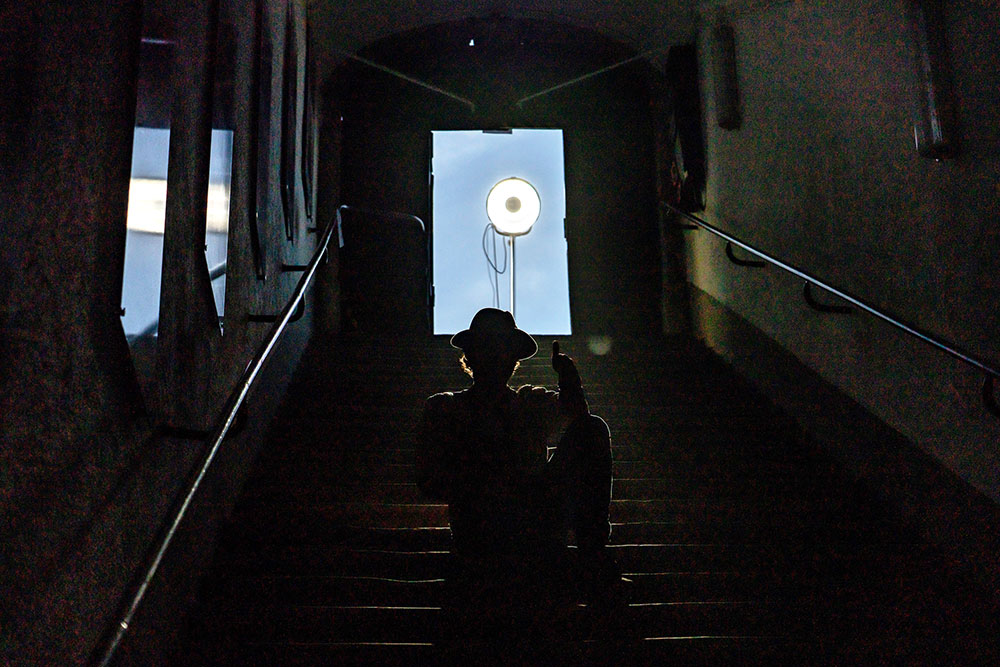 Arri orbiter beam night shoot