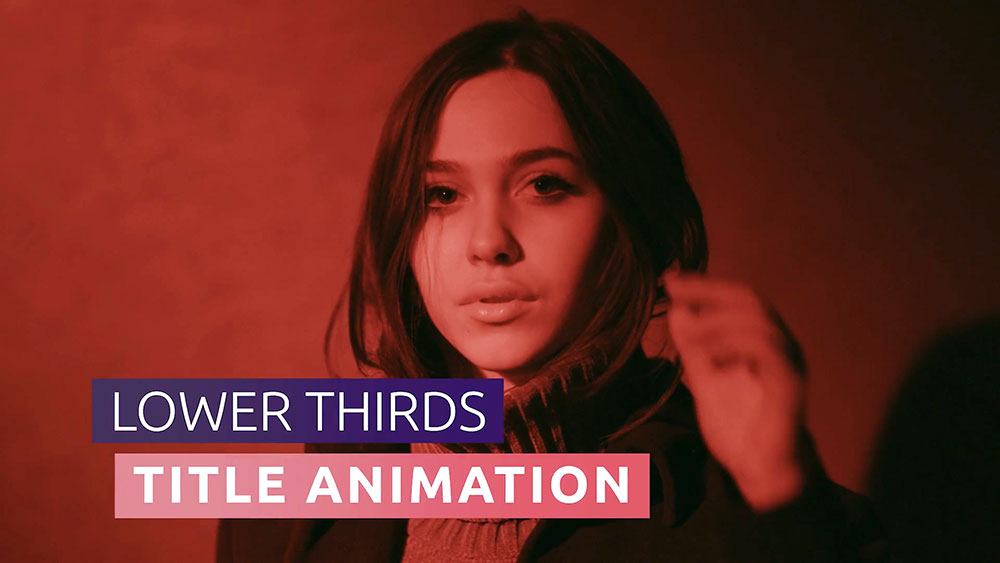 Maxon studio lower thirds