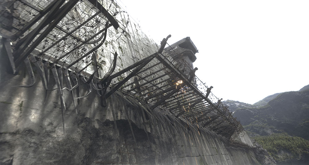 DNEG gorge tower after