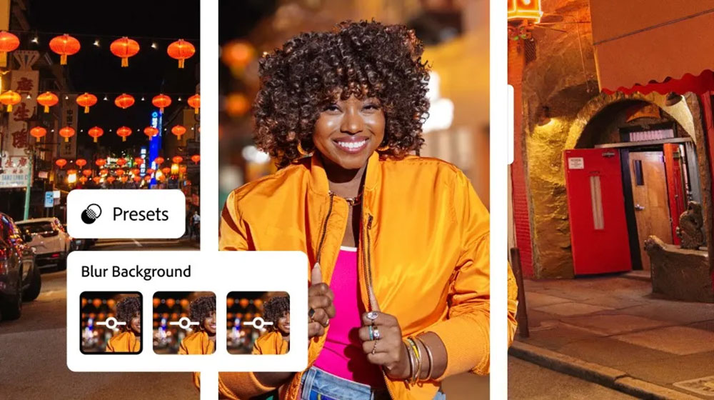 Adobe lightroom lens blur