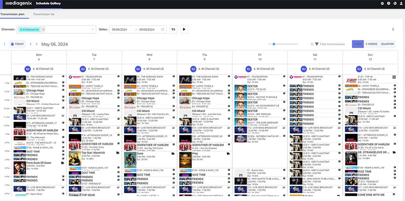 Mediagenix scheduling loop