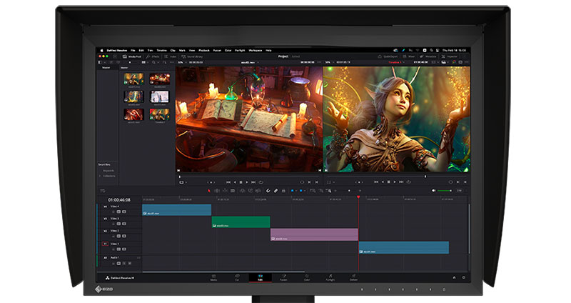EIZO Brings SDI I/O to Colour Management Monitoring for Broadcast and Video EIZO cg2400sv 02